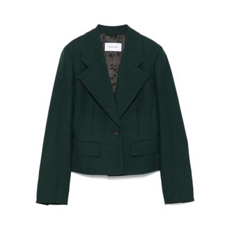 Ferragamo Dames, Jassen, Groen, Maat: M Wol