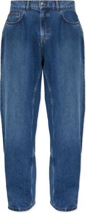 Palm Angels Straight-leg Jeans - Heren - Jeans - Blauw - Maat: W30 Katoen