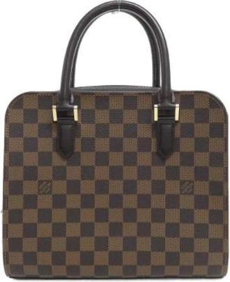 Louis Vuitton Pre-owned Handbags, female, Brown, Size: ONE SIZE Pre-owned Canvas handbags