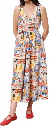 FRNCH Achouak Dress In Marche Blanc