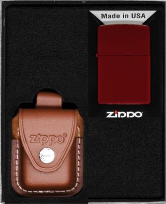 OEM Encendedor Zippo Merlot Set De Regalo N.&ordm; 2