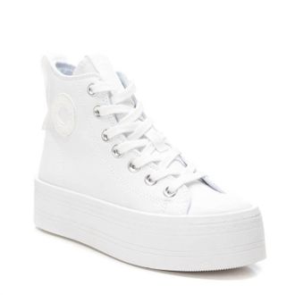 Xti Womens Refresh Hi-Cut Sneakers In White
