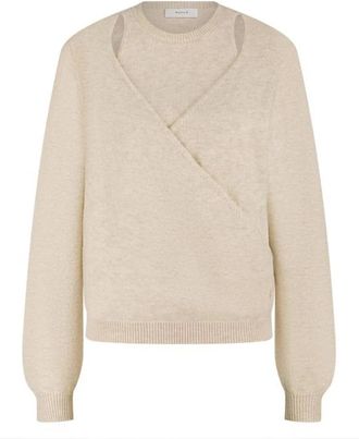 Nukus Nukus, Dames, Truien, Beige, Maat: 3XL