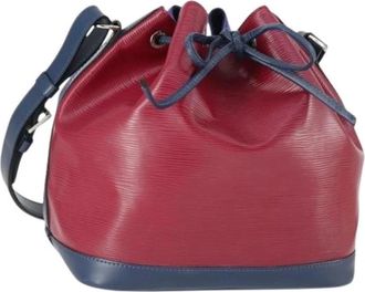 Louis Vuitton Pre-owned Bucket Bag - Dames - Vintage Tas - Rood - ONE Size - Leer - Vintage