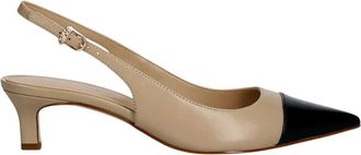 Michael Kors Amara Toe Cap Sling Pump - Shoes - Mujer - Beige - 38 EU