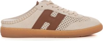 Hogan Cool Leather Sabot - Dames - Sneakers - Beige - 36 EU - Leer - Schoenen