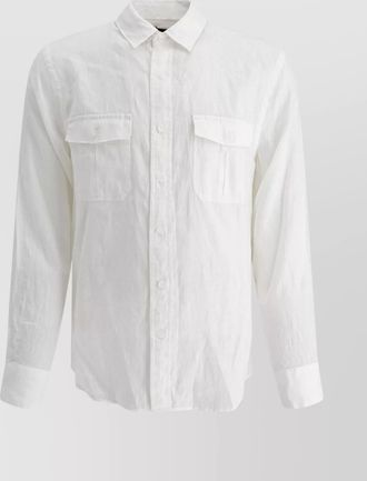 Vince pockets shirt sleeves long