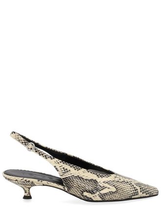 Aeyde Neutrals Camila Pointed Slingback Flats