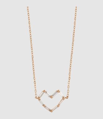 Little Ones Paris Collier Mini Coeur Or Rose