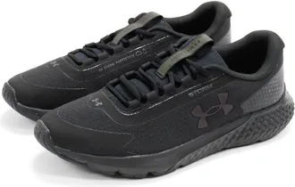 Under Armour Womens Charged Rogue 3 Storm Running Shoe In Black