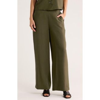 DKNY Pull-On Pants in Dark Olive at Nordstrom Rack, Size X-Large