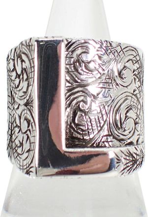 Gucci Sterling Silver 925 Band Ring (Pre-Owned)
