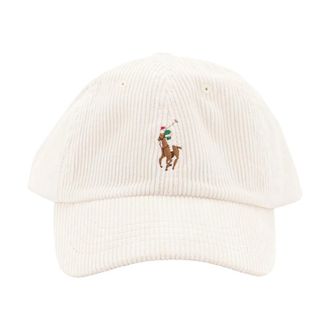 Polo Ralph Lauren Gorra de Pana con Pony - Accessories - Hombre - Blanco - ONE SIZE