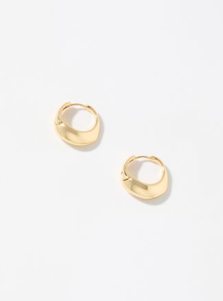 Pilgrim Womens Organic shape Hoop Earrings Exclusive Simons x Pilgrim collection