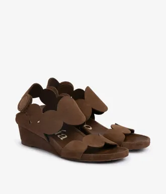 Pedro Garcia Slingback sandal in brown suede| Wamil | Spring Summer 26 | PEDRO GARCIA