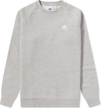 adidas originals Adicolor Essentials Trefoil Crewneck Sweatshirt Grey H34642
