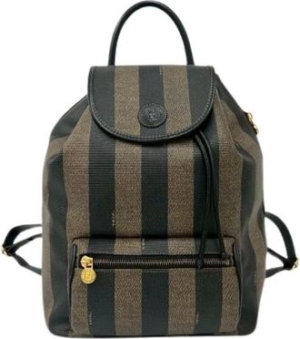 Fendi Pre-owned Backpacks, female, Multicolor, Size: ONE SIZE Pre-owned Leather PVC Backpack