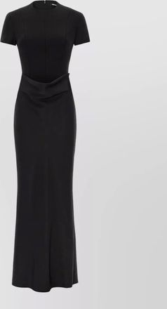 Rotate draped maxi dress