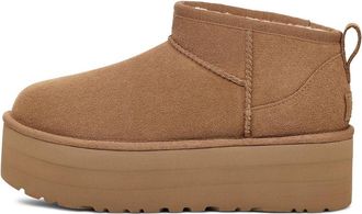UGG (WMNS) UGG Classic Ultra Mini Platform Chestnut 1135092-CHE
