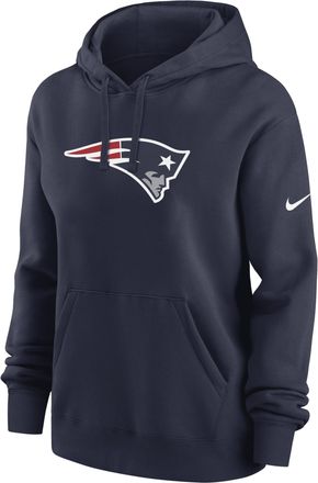 Nike New England Patriots Club Nike Womens NFL Pullover Hoodie in Blue | 00Z541S8K-LT3