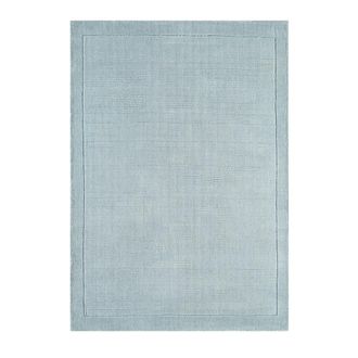 Novatrend Alfombra tufted a mano de lana azul gris 160x230 cm