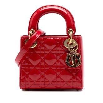 Dior Pre-owned Dior Mini Patent Cannage Lady Dior Ladies 2C1QZCWNOQWJPB14