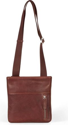 Howard London Filiph Crossbody Bag - Heren - Schoudertassen - Bruin - ONE Size - Leer - Tassen