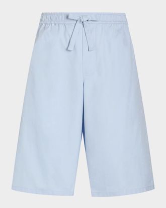 Dolce & Gabbana Men & apos;s Cotton Poplin Drawstring Bermuda Shorts