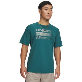 Under Armour T-Shirt UNDER ARMOUR UA TEAM ISSUE WORDMARK SS, Herren, Gr. 4XL, gr&uuml;n, Obermaterial: 60% Baumwolle, 40% Polyester, Rundhals, Shirts T-Shirt, leichtes 