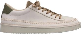 Panchic Schoenen, Dames, Wit, 41 EU, Katoen, Lace-up Sneakers