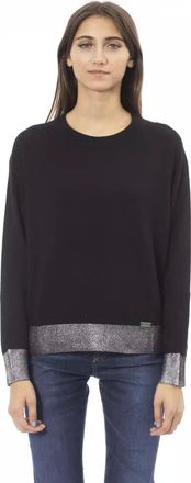 Baldinini Black Wool Women Womens Sweater