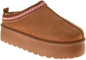 Josmo Avalanche Faux Fur Lined Platfrom Clog Slipper in Chestnut at Nordstrom Rack, Size 10