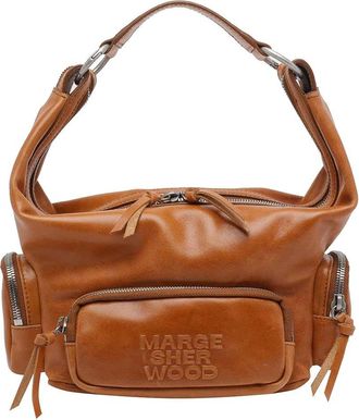 Marge Sherwood Brown Mini City Ew Hobo Bag
