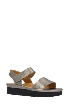 L'Amour Des Pieds Abrilla Platform Sandal in Hematite at Nordstrom, Size 8.5
