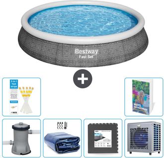 Bestway Piscina Bestway Fast Set Redonda - 396x84 Cm - 7-piezas S190