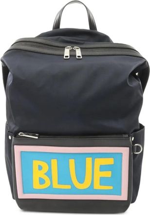 Fendi Zaino Vocabulary Blue anni 10