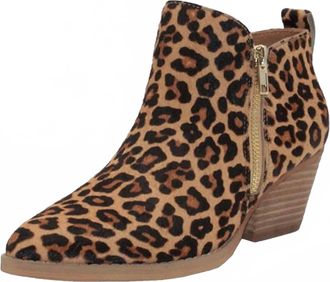 Very Volatile Womens Gracemont Bootie In Leopard