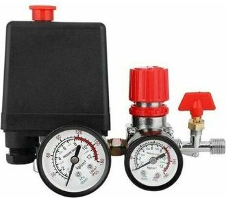 OEM V&aacute;lvula Interruptora De Presi&oacute;n Para Compresor De Aire, Compresor De Aire Con Man&oacute;metro Y Regulador