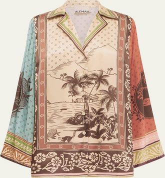 Alemais Alberta Silk Shirt