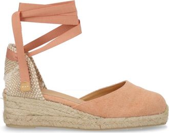 Castaner Pink Solid Wedges