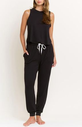 Honeydew Intimates Star Seeker Brushed Jersey Tank & Pant Pajamas in Black at Nordstrom, Size X-Small