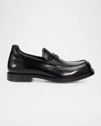 Balenciaga Comfy Leather Penny Loafers