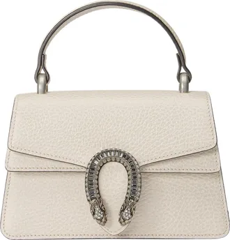 Gucci (WMNS) Gucci Dionysus Mini Top Handle Bag White 752029-CAOGN-9042