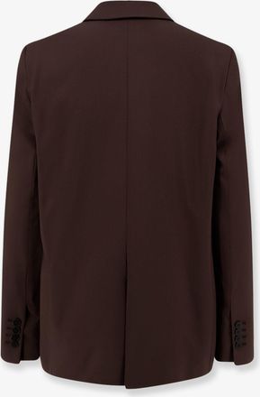 Alysi Womens Blazer Virgin Wool Brown Blazers Jacket