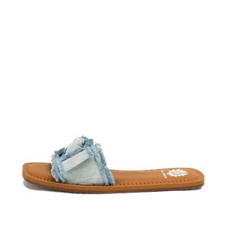 Yellow Box Daralie Sandal In Denim