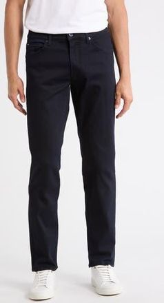 Brax Chuck Modern Fit Five-Pocket Pants in Blue Black at Nordstrom Rack, Size 42 X 34