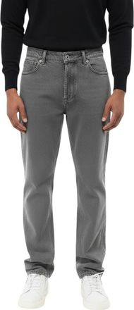 Brunello Cucinelli Grey Straight Mid Rise Jeans