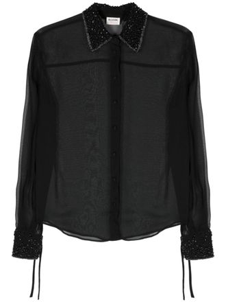 Blugirl Blusa con decorazione - Nero