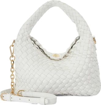 Dune London Dinkydeliberate Woven Top Handle Bag in White at Nordstrom
