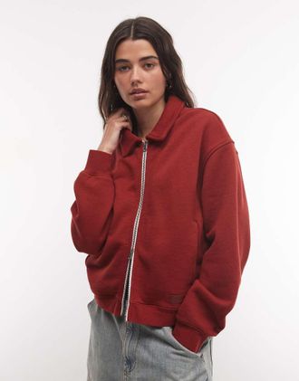 Vans giacca in pile Alanna color ruggine/rame-Marrone